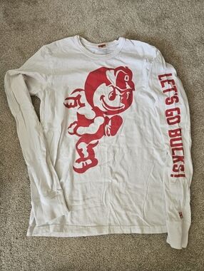 Homage long sleeve Brutus tee, Small